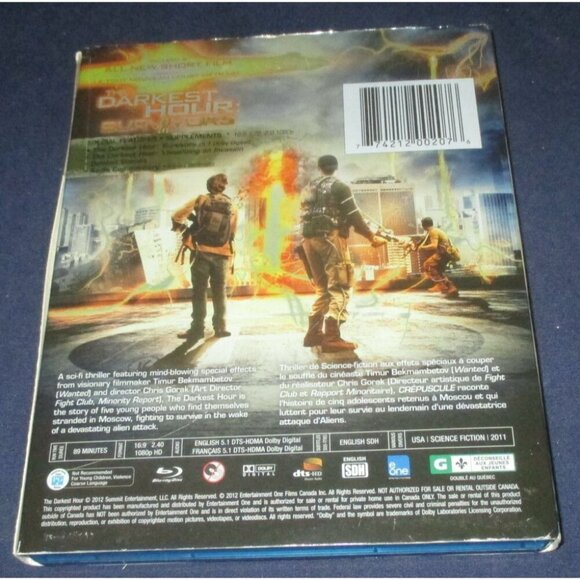 The Darkest Hour Special Edition (Blu-ray Disc, 2012, Canadian) - Picture 2 of 5